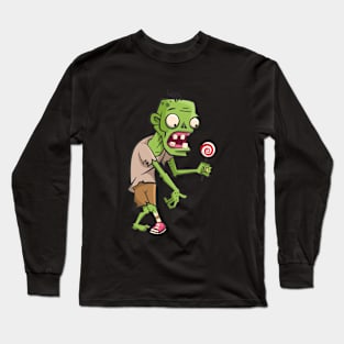 Zombie And Lollipop Long Sleeve T-Shirt